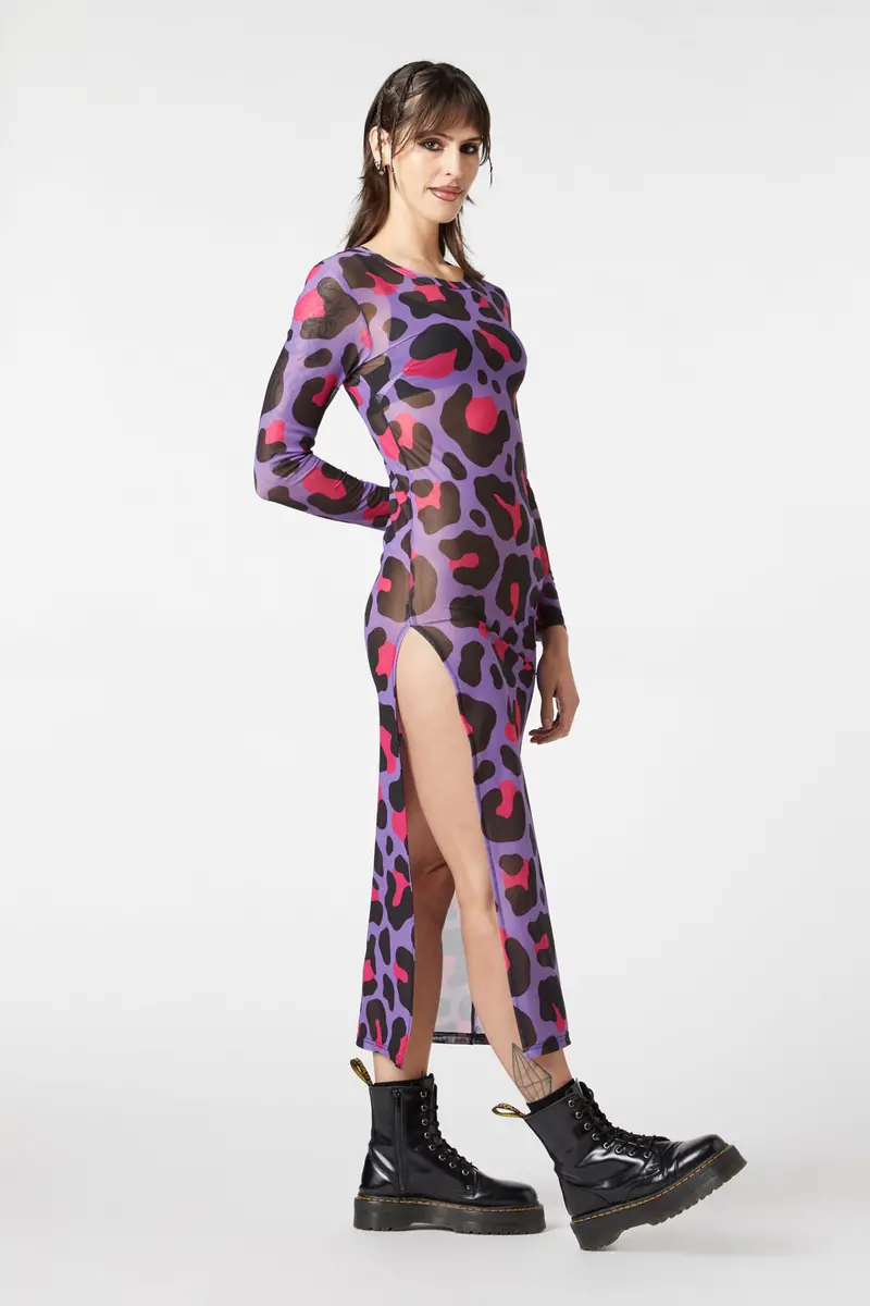 Major Meow Mesh Dress 1