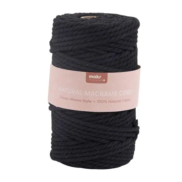 Makr Classic Macrame, Black Onyx- 64M 1