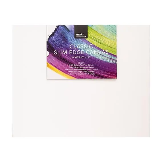 Makr Classic Slim Edge Canvas White - 10X12in 1