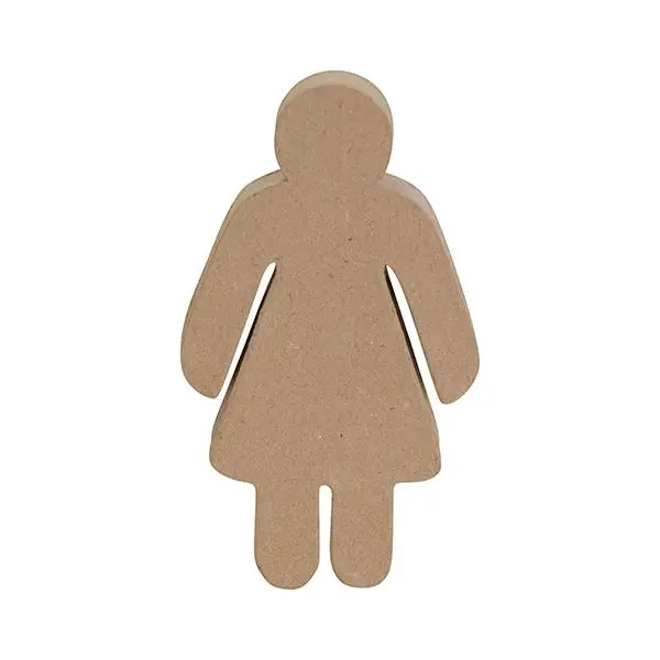 Makr Paper Mache, Girl- 3.5"X6" 1