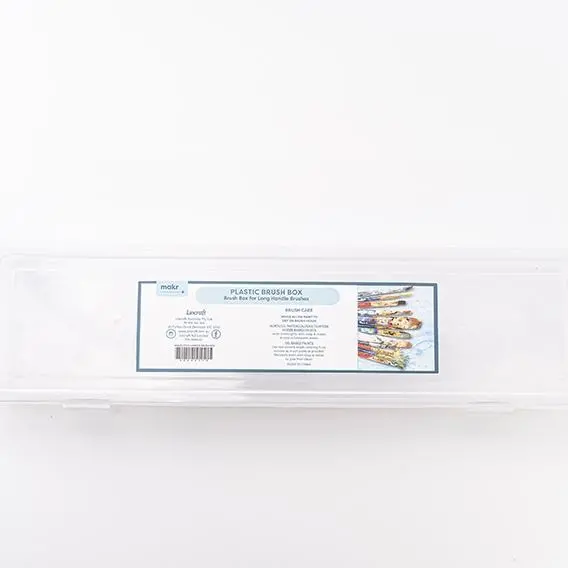 Makr Plastic Brush Storage Box, Empty 1