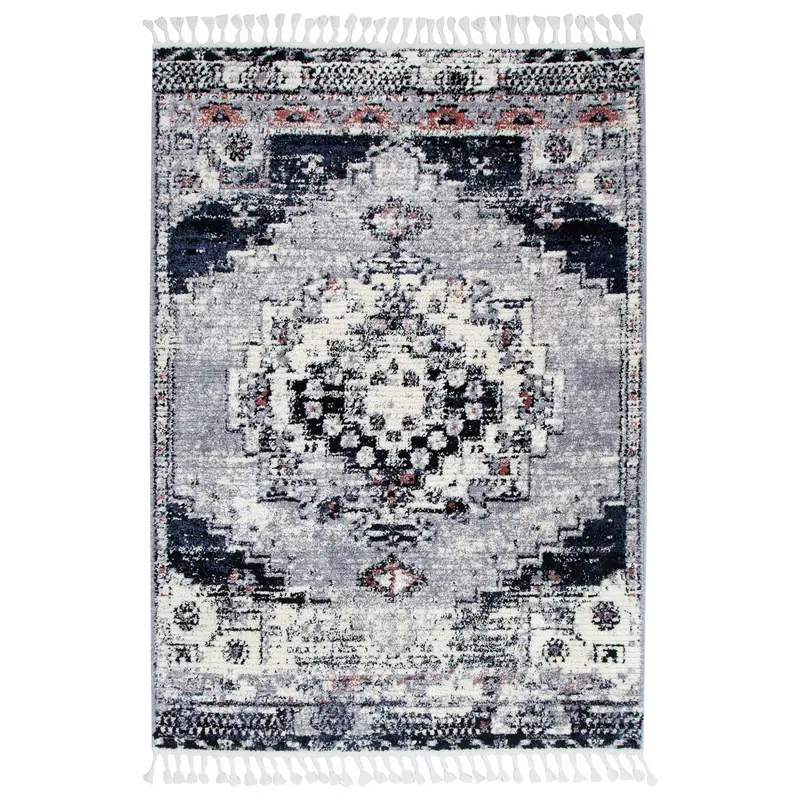 Mansour Antique Blue Transitional Rug 1