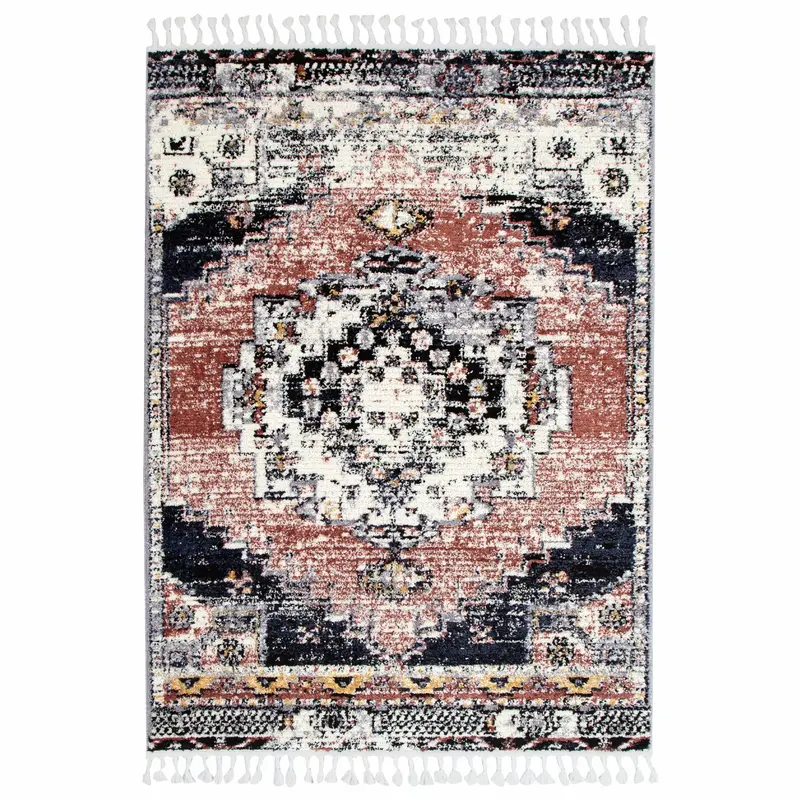 Mansour Antique Rust Transitional Rug 1