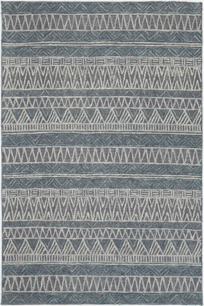 Marbella Cazorla Charcoal Contemporary Rug 1