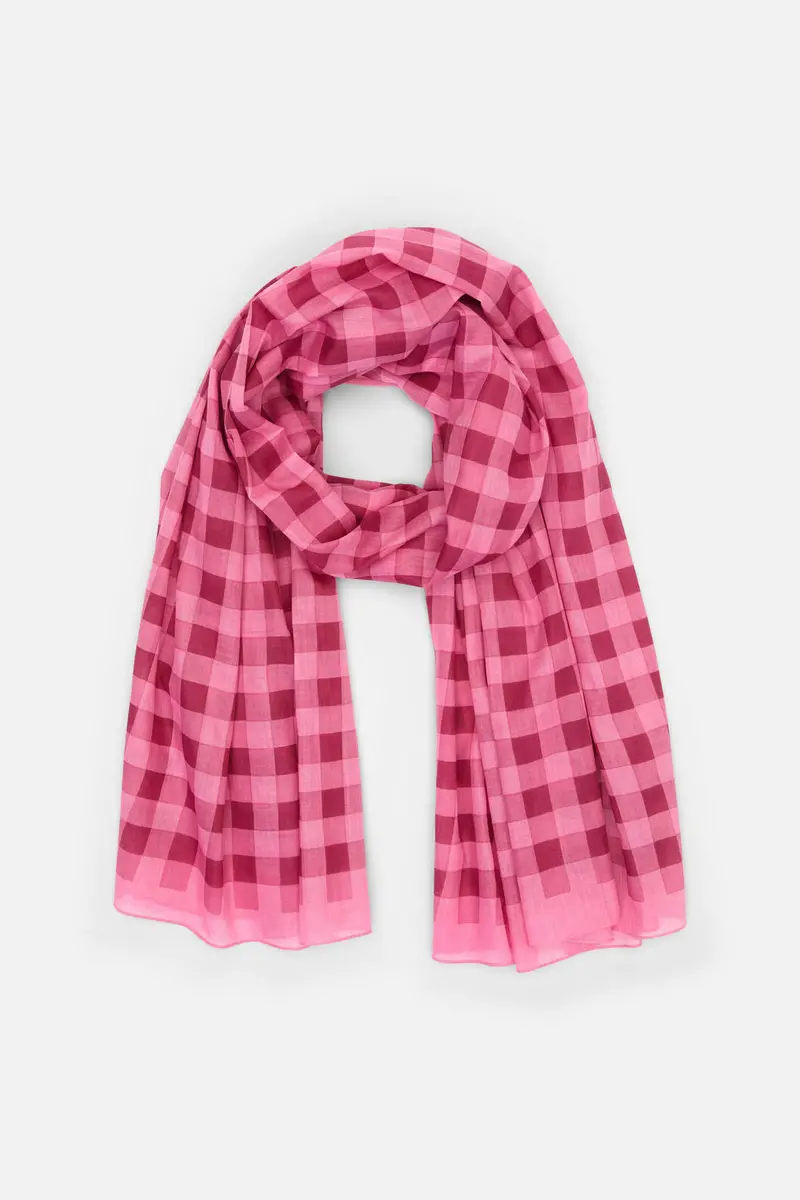 Margot Check Cotton Sarong 1