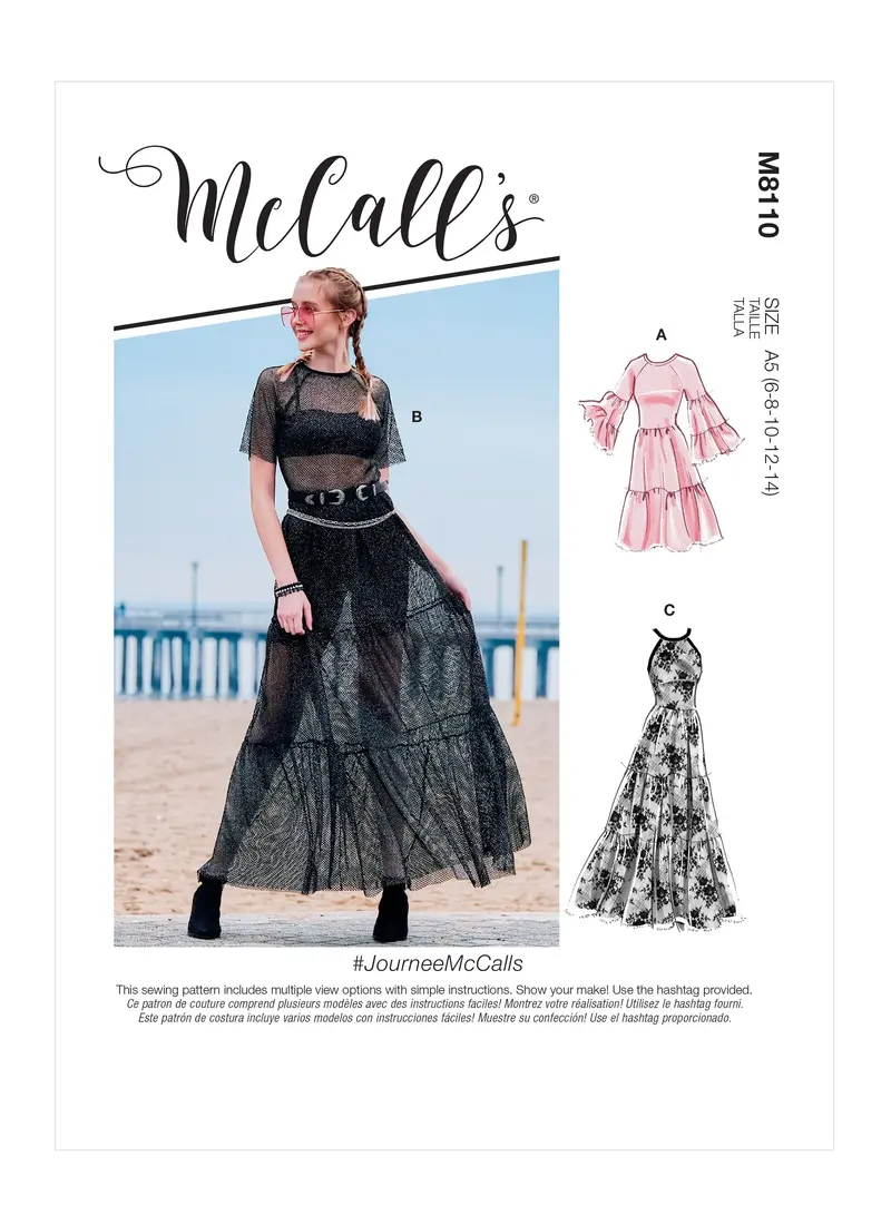 Mccall's Pattern M8110 Misses' Dresses 1