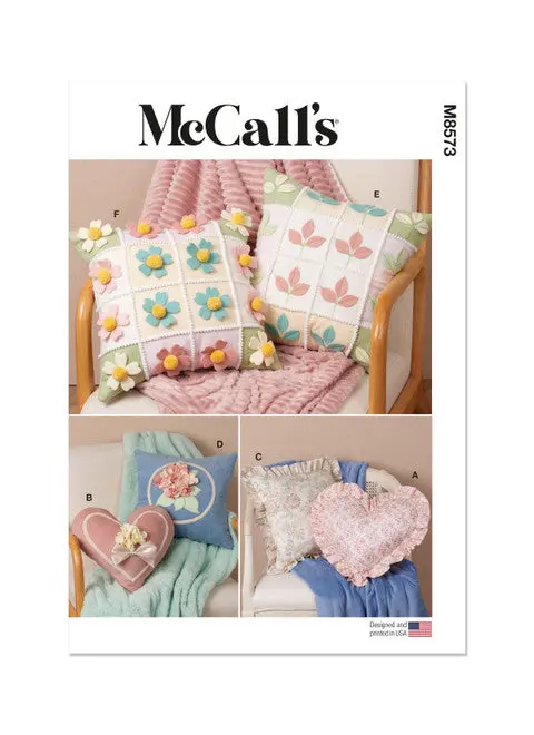 Mccall's Pattern M8573 Pillow Home Decor 1