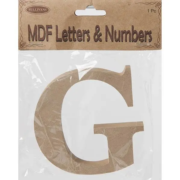 Mdf Letter G- 10.5 X 1.5Cm 1