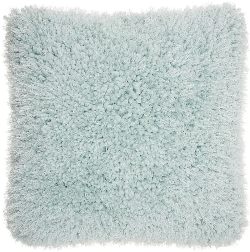 Mina Victory Shaggy Cushion, Celadon- 50.8Cmx50.8Cm 1