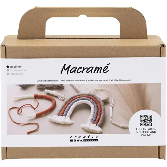 Mini Craft Kit Macramé Rainbow 1