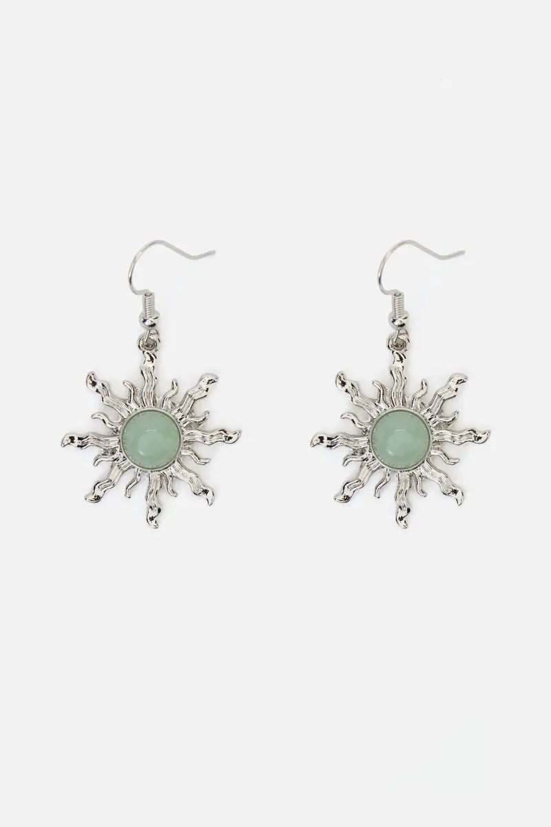 Mint Sun Earrings 1
