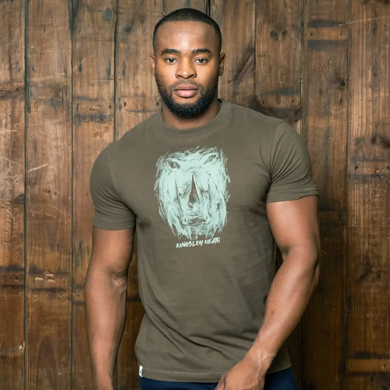 Misty Rhino Crew Tee - Fatigue 1