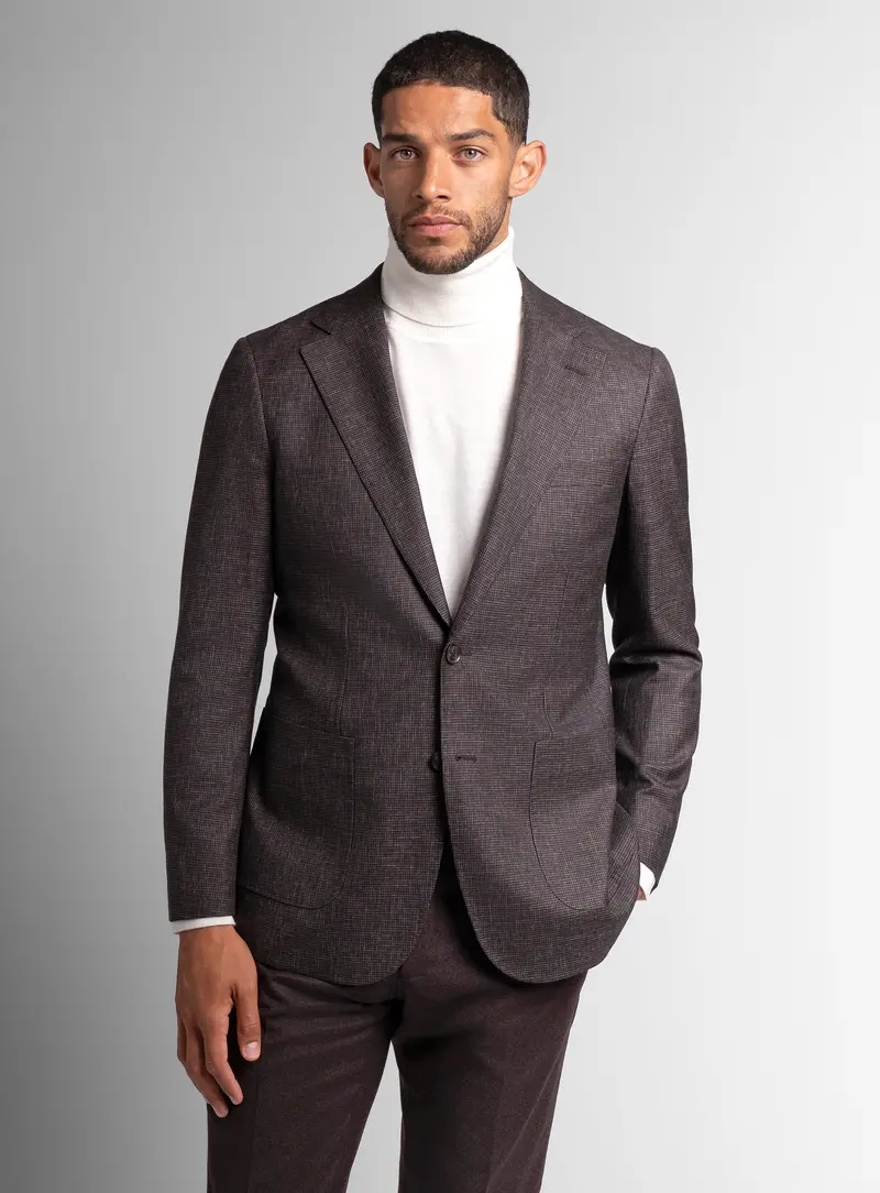 Mondovi Puppytooth Brown Jacket 1