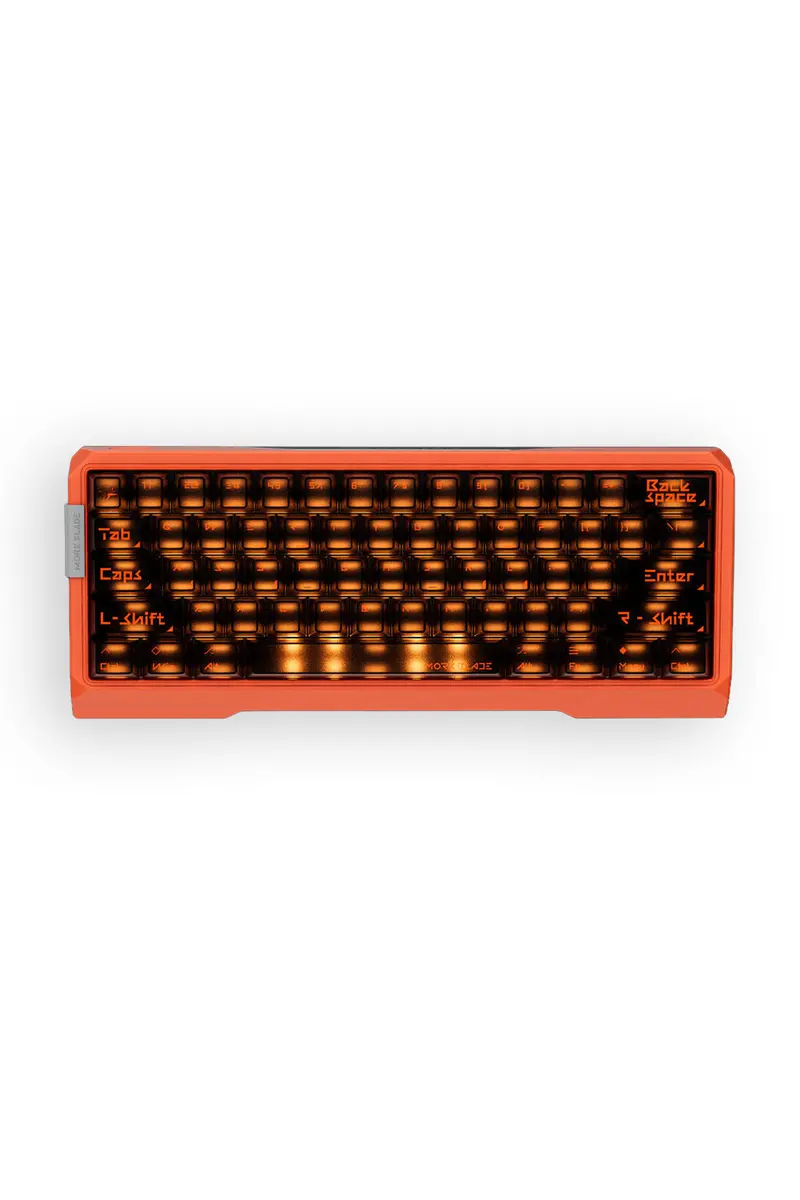 Mork Blade Mk60o Orange Jade Air 60% Hall Effect Gasket Magnetic Gaming Keyboard 1