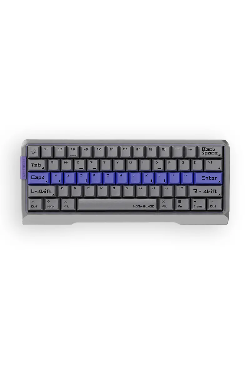 Mork Blade Mk60s Silver Jade Pom 60% Hall Effect Cnc Aluminium Gaming Keyboard 1