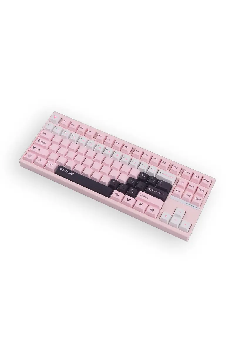 Morkblade Bold Tkl He Pink Butterfly Limited Edition Hall Effect Gaming Keyboard 1