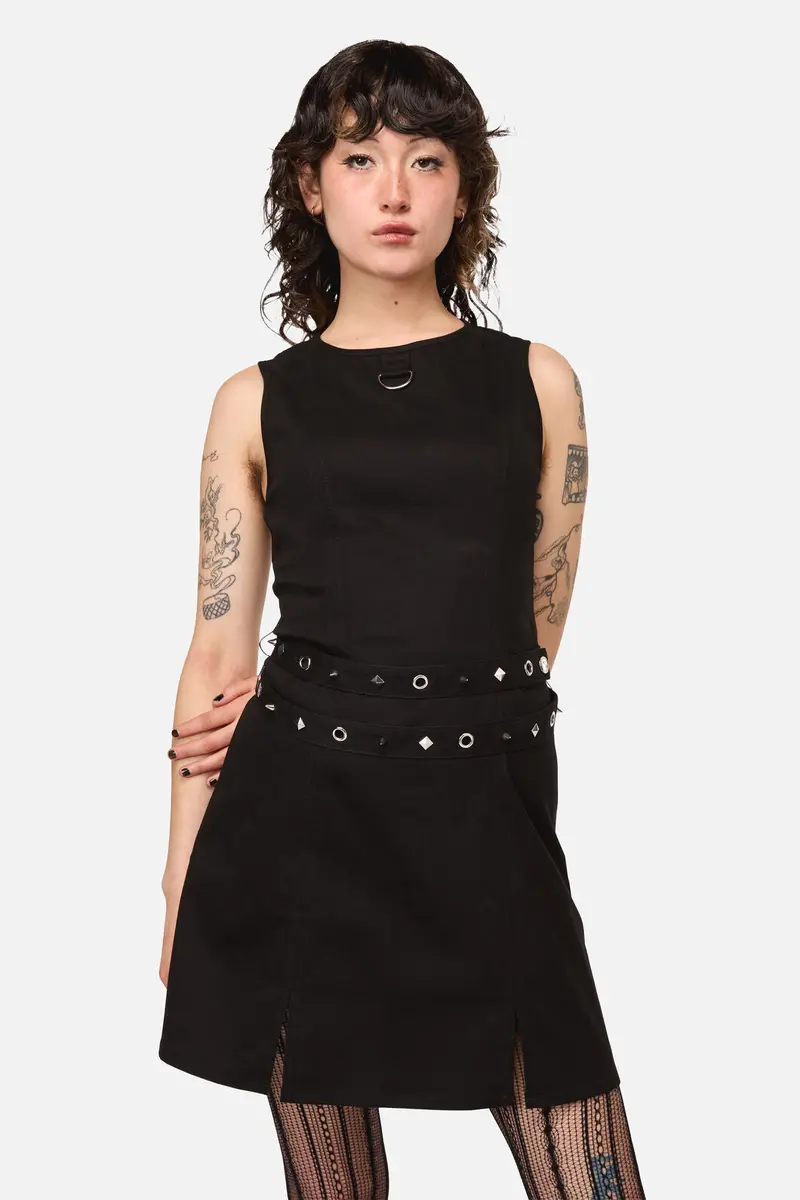 Nancy Punk Belt Mini Dress 1