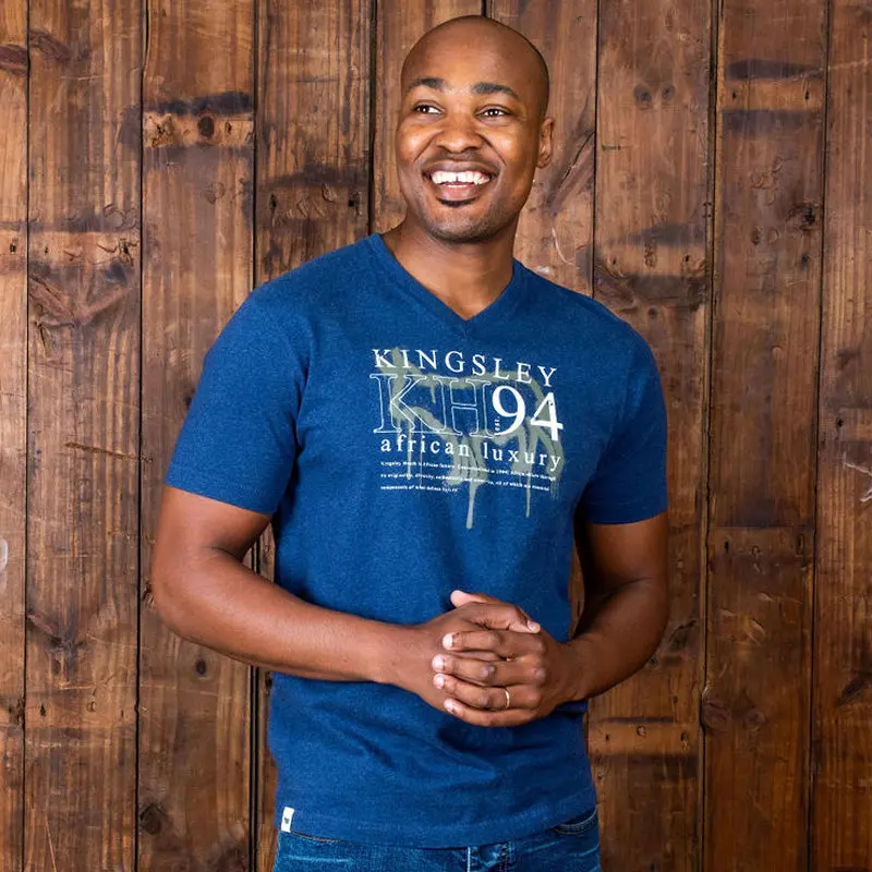 Nguni Graffiti V-Neck Tee Monarch 1