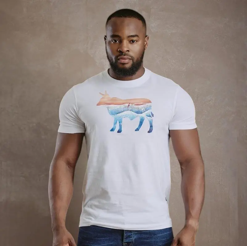 Nguni Into The Waves Crew Tee - Pelican 1