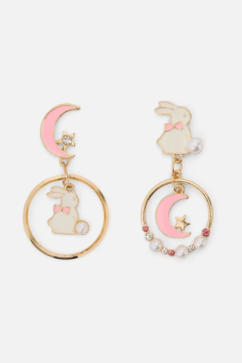Night Bunny Earrings 1