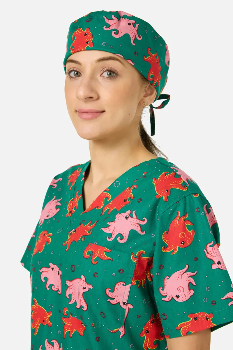 Octopi Scrub Hat 1
