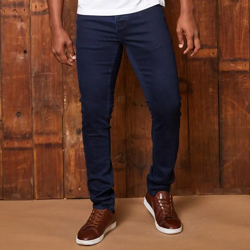 Okavango Super Slim Denim - Solid Ink Wash 1
