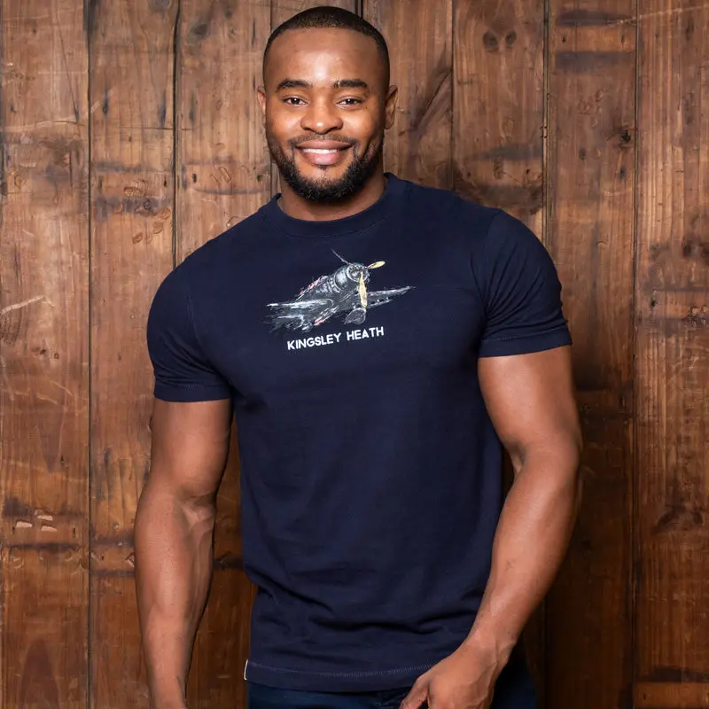 Paint Splosh Aviation Crew Tee Midnight 1
