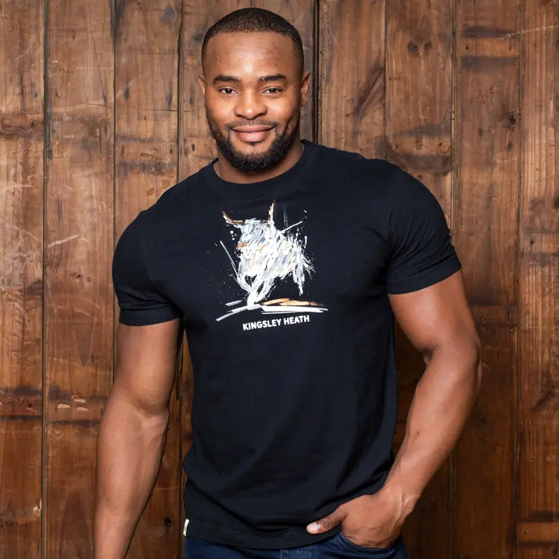Paint Splosh Bull Crew Tee - Mamba 1