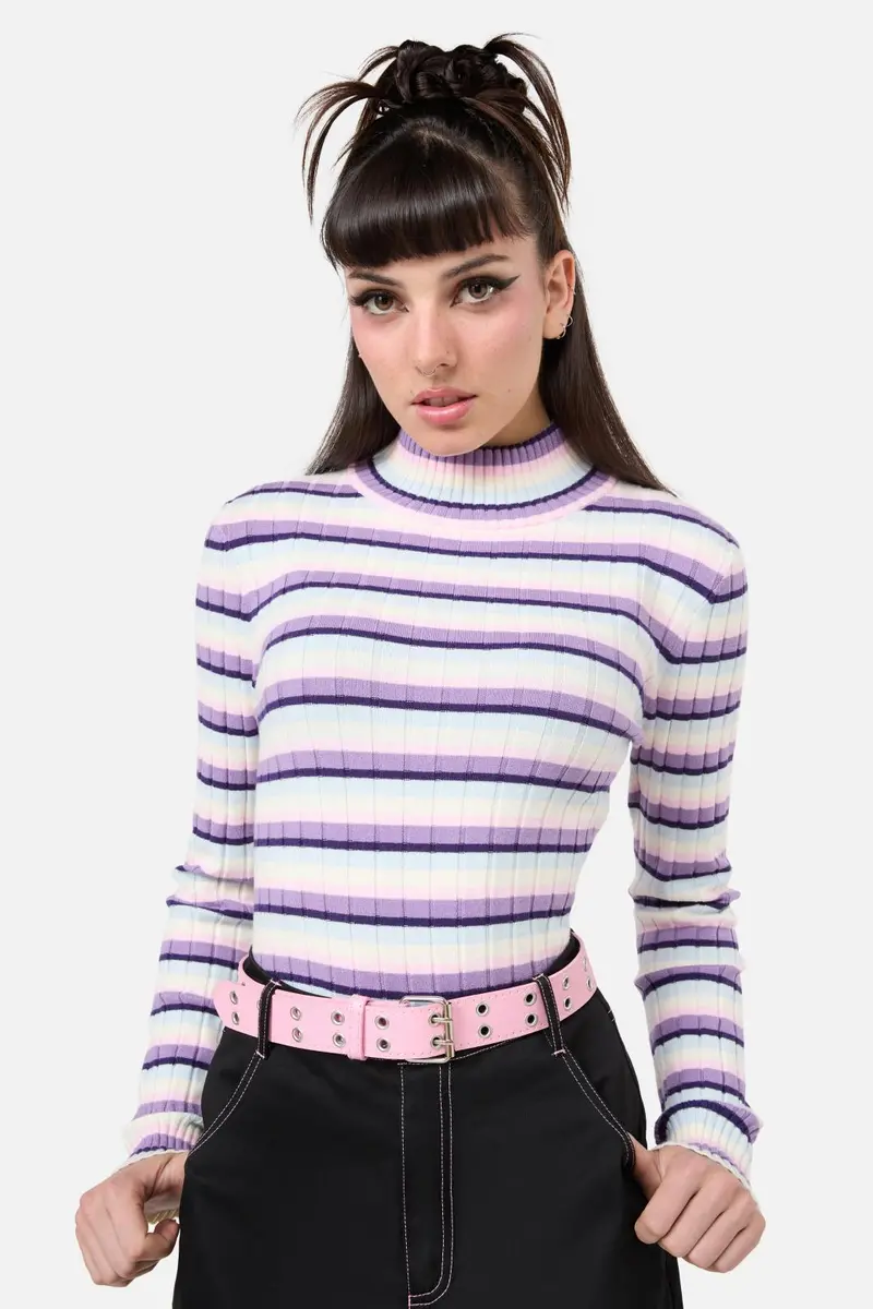 Pale Pink Eyelet Belt 1