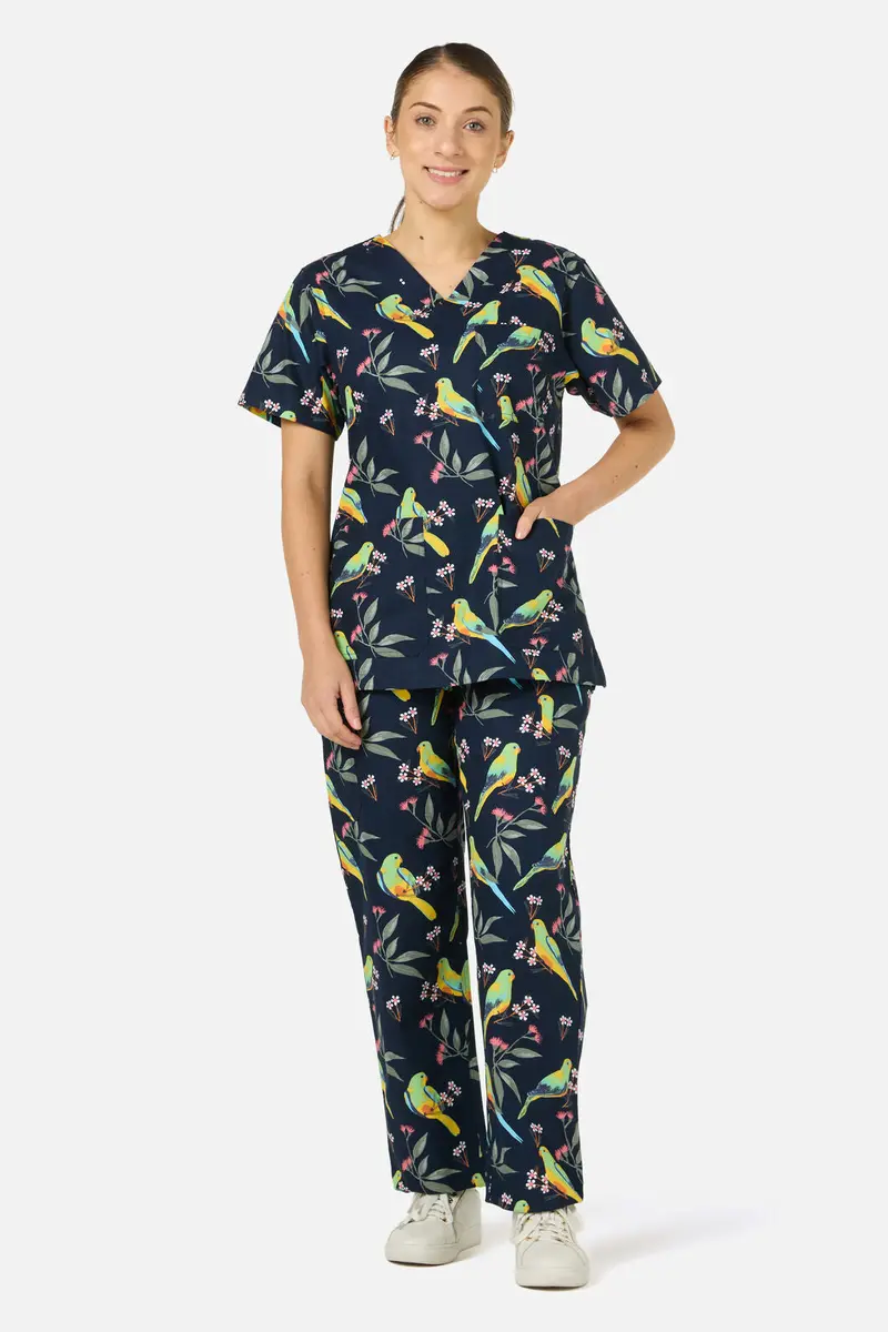 Parrot Scrub Set 1