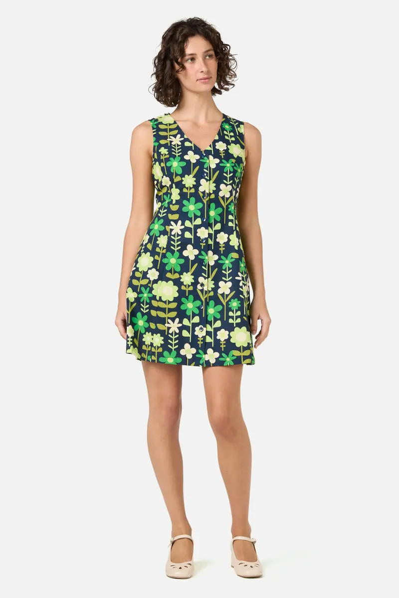 Penny 60'S Button Front Dress 1