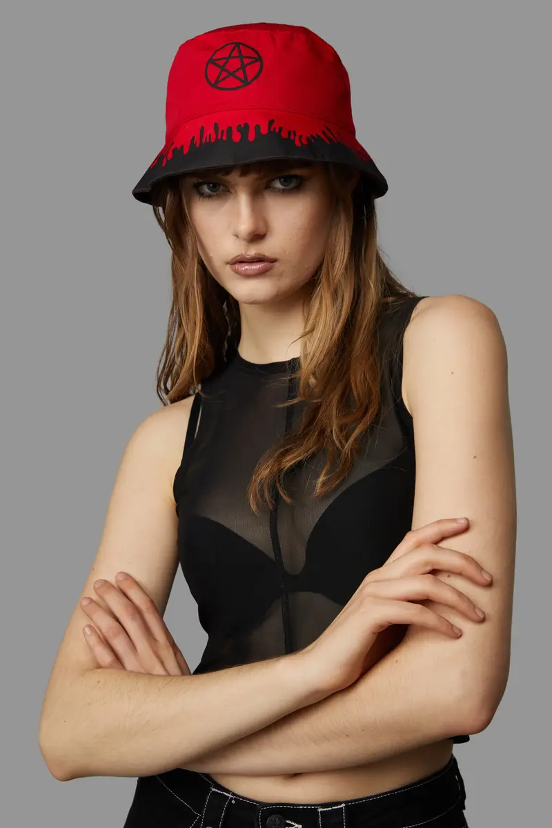 Pentagram Droplet Hat 1