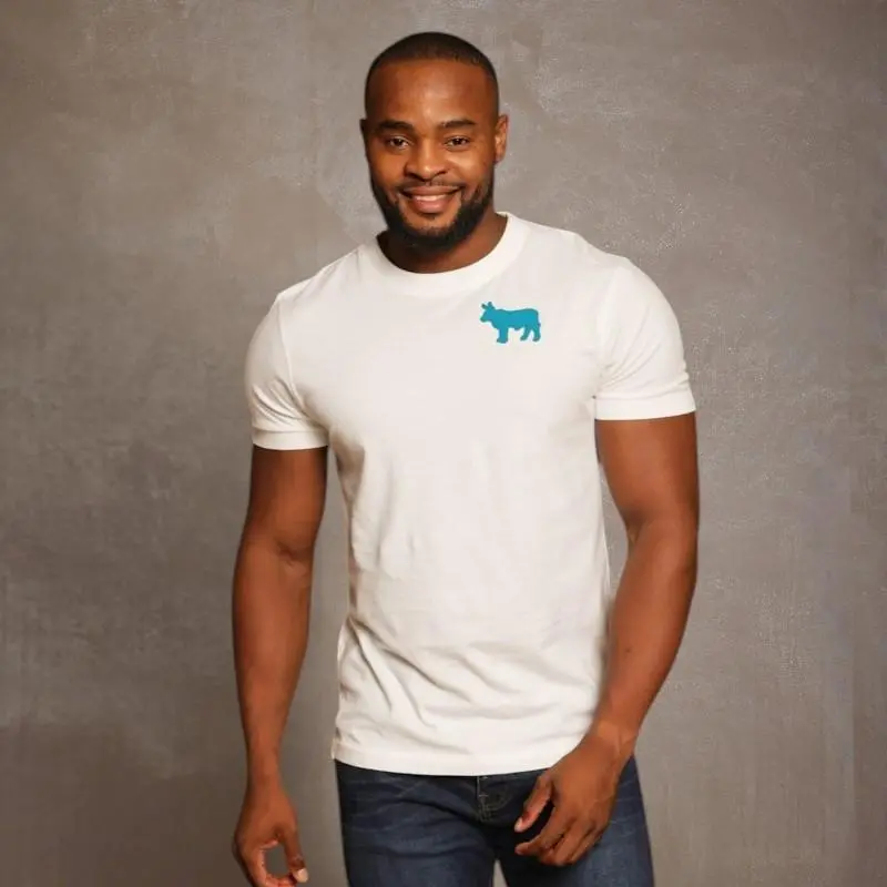 Perf Nguni Crew Tee - Pelican 1