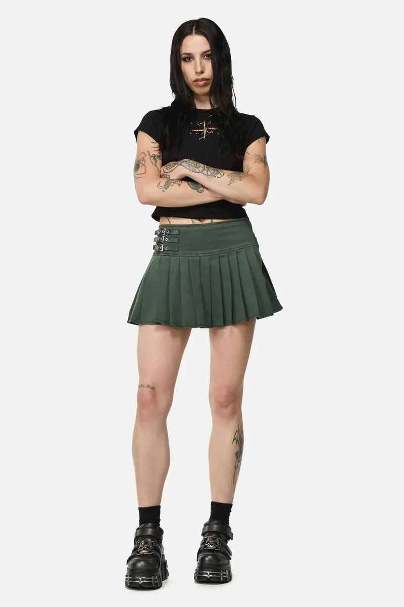 Pestilence Goth Trim Skort 1