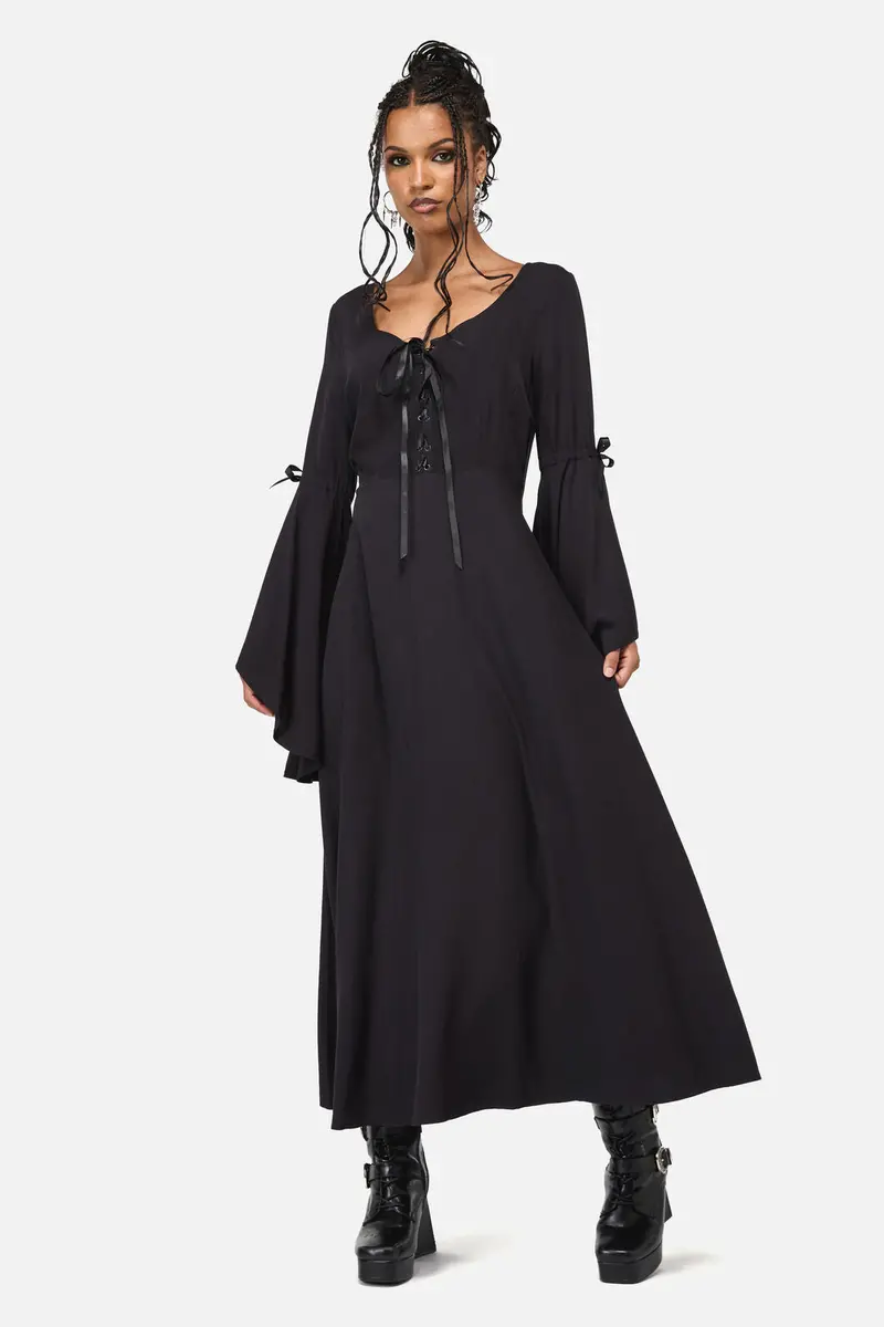 Phantom Goth Midi Dress 1