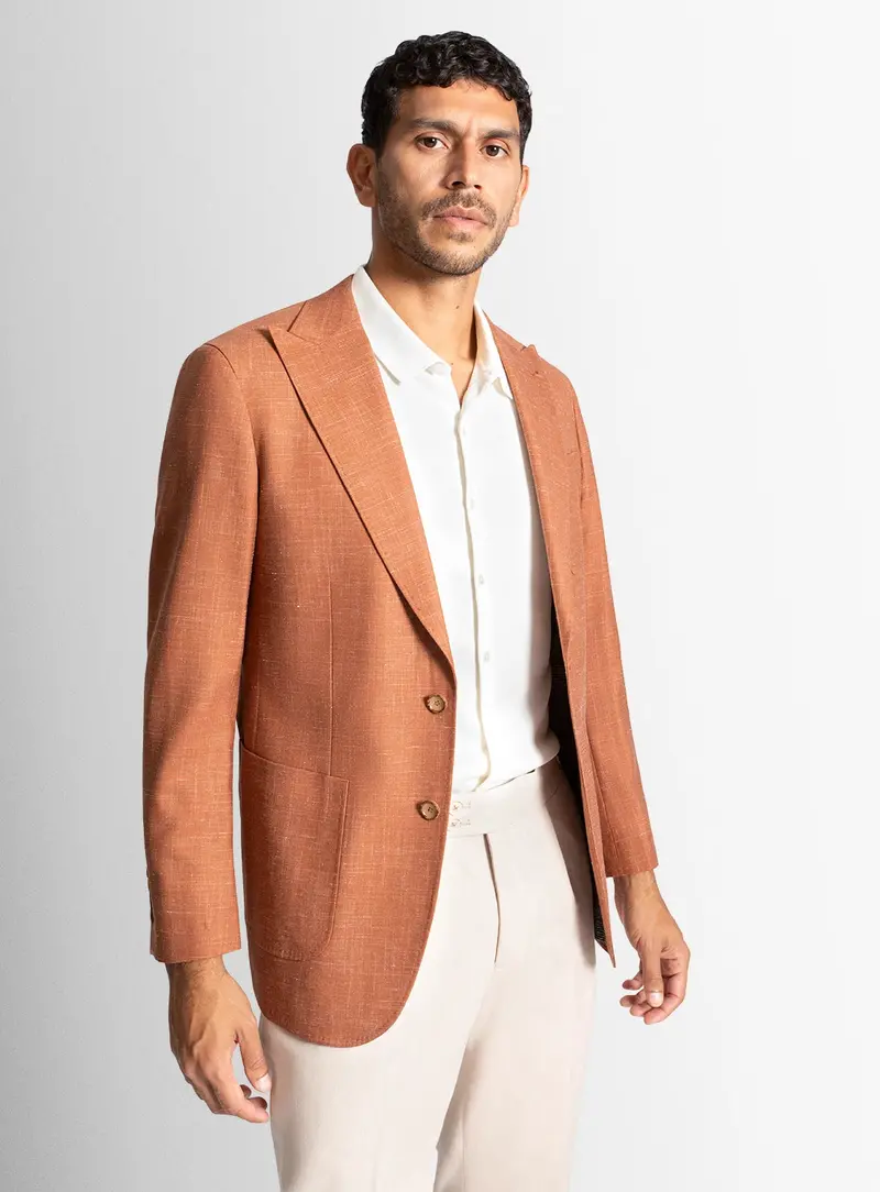 Picciano Mouline Orange Jacket 1