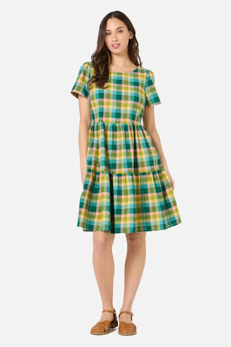Piper Check Smock Dress 1