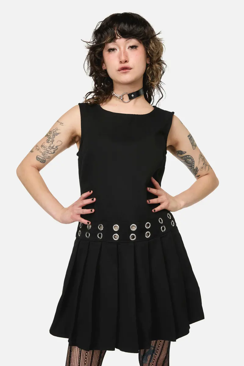 Pirate Punk Eyelet Mini Dress 1