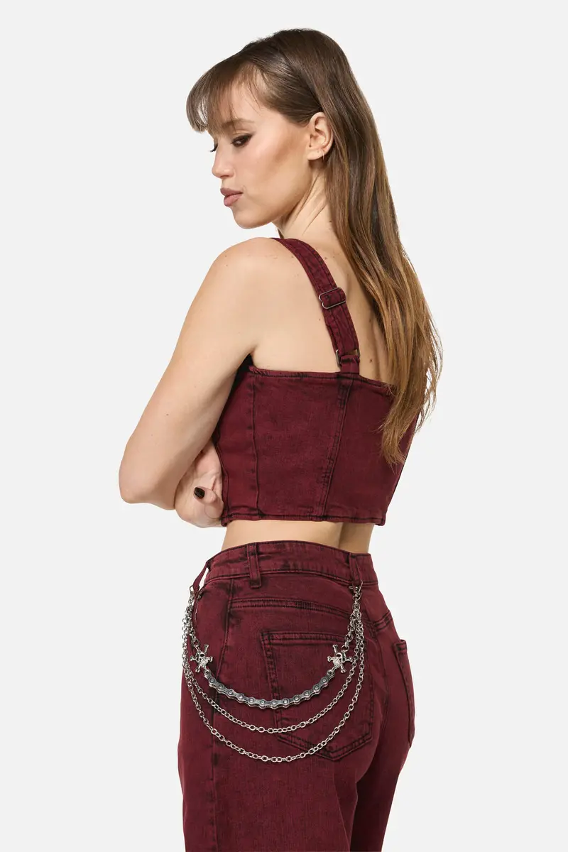 Pirate Skull Jean Chain 1