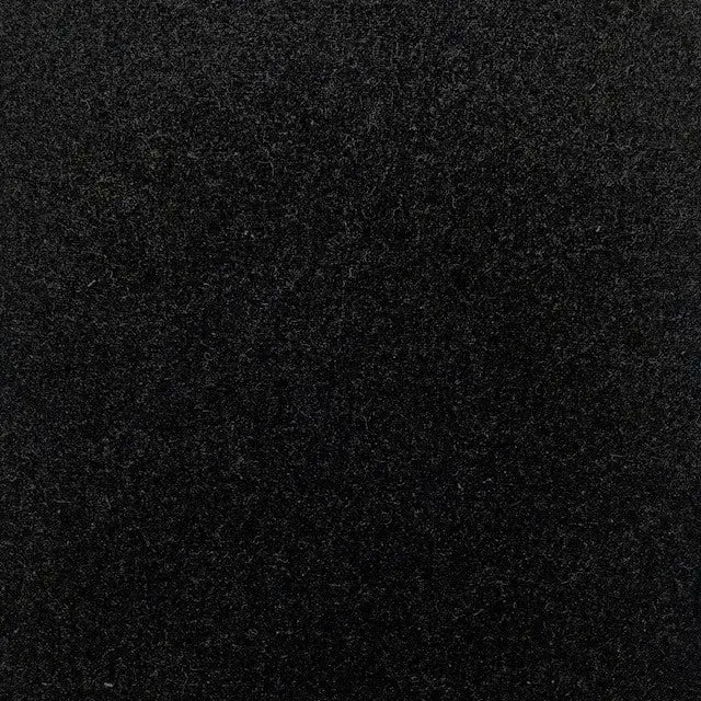 Plain Wool Blend Fabric, Charcoal - Width 148Cm 1
