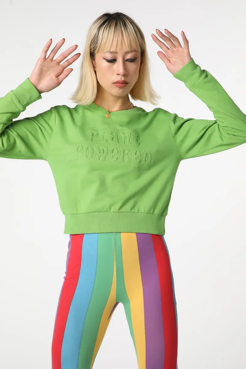 Plant Embossed Sweater 1