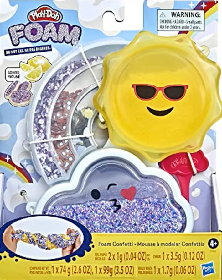 Playdoh Foam Confetti Scented - 7X2.5X8.5 1