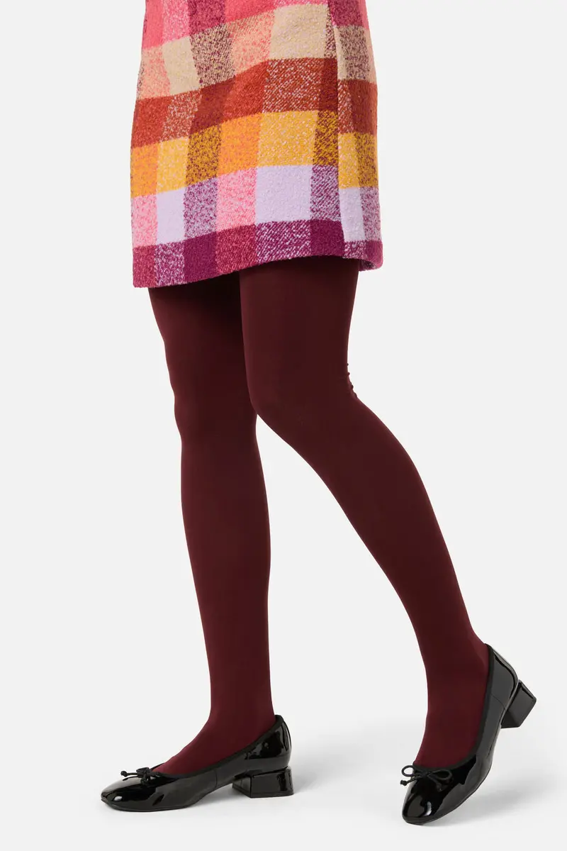 Plum Plain Tights 1