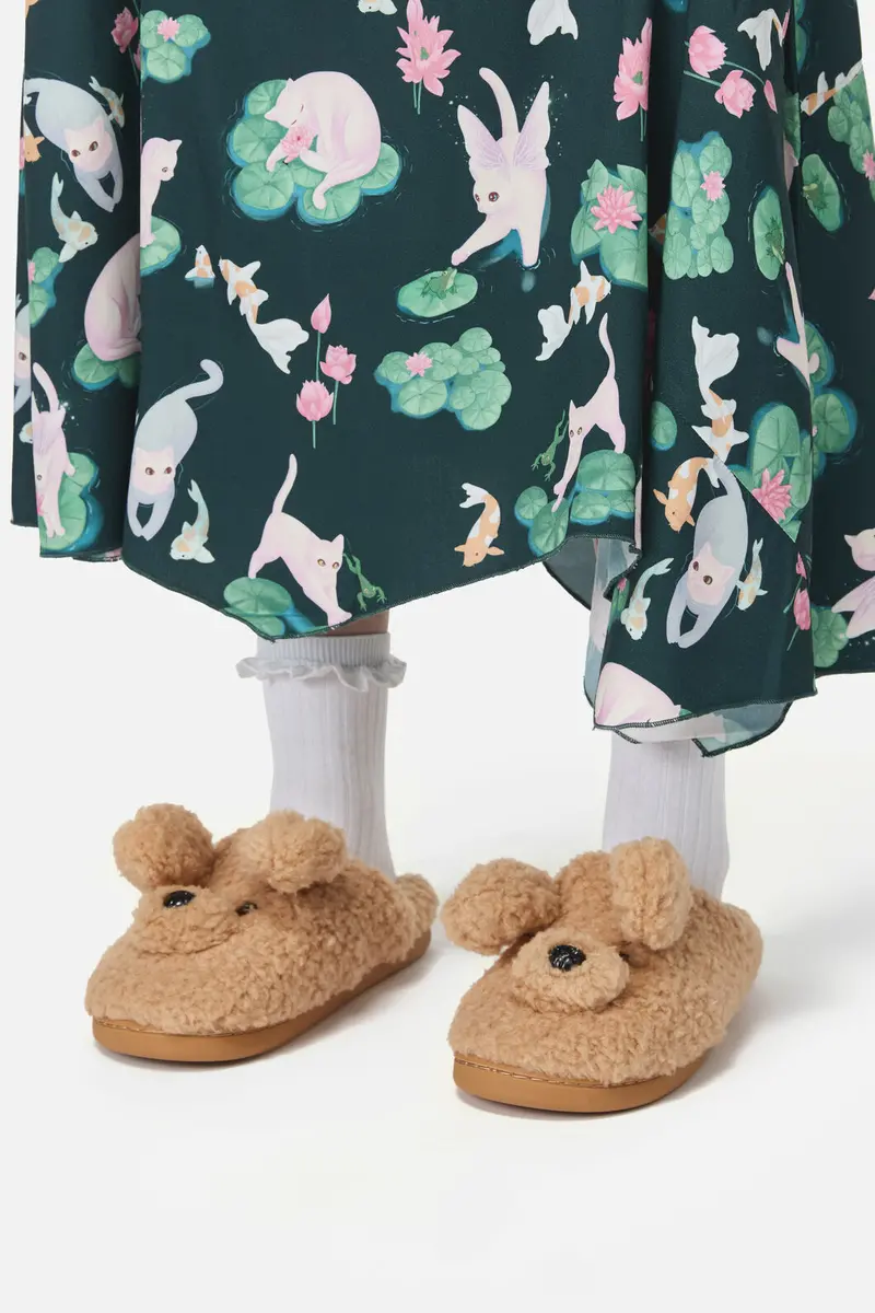 Plush Puppy Slipper 1