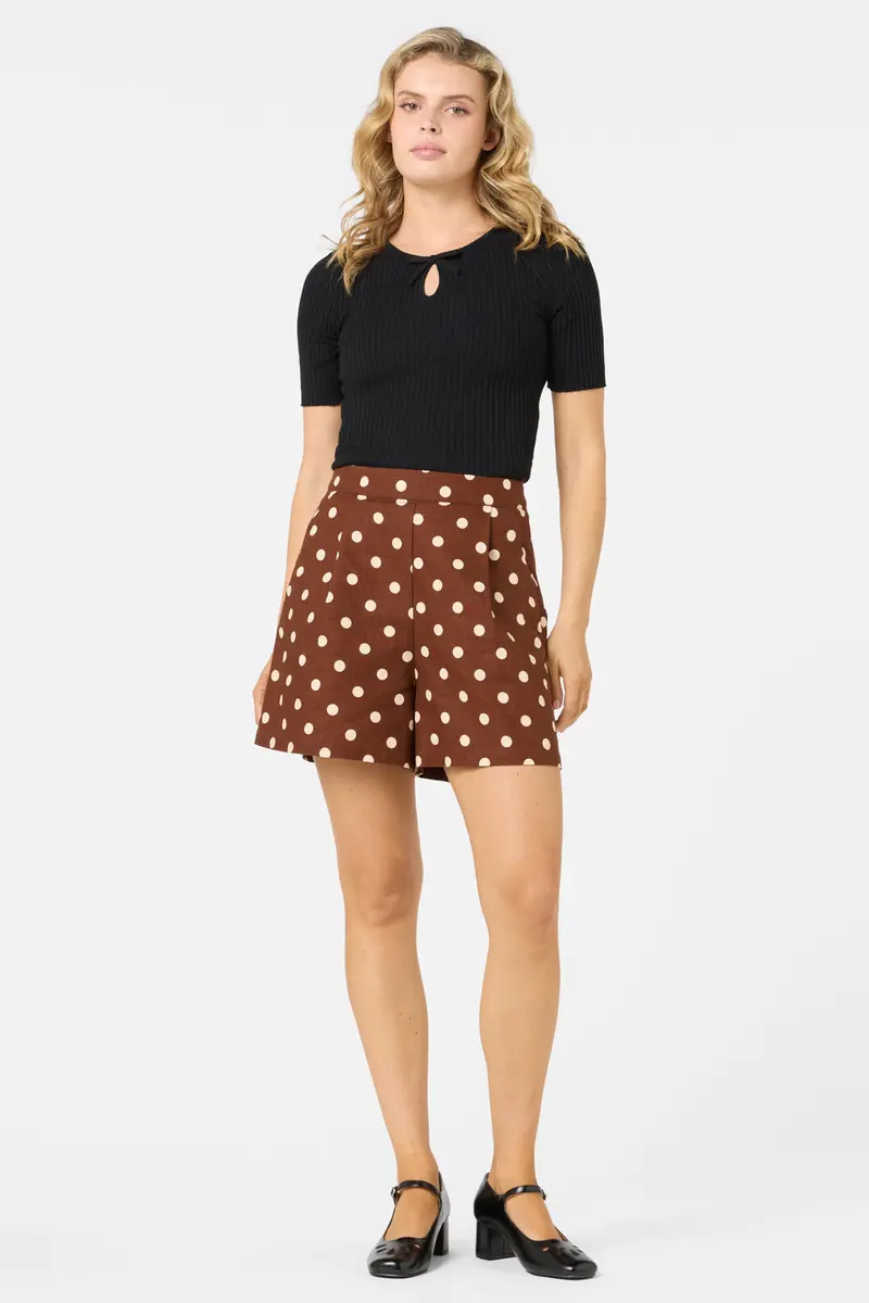 Polka Dot A Line Shorts 1