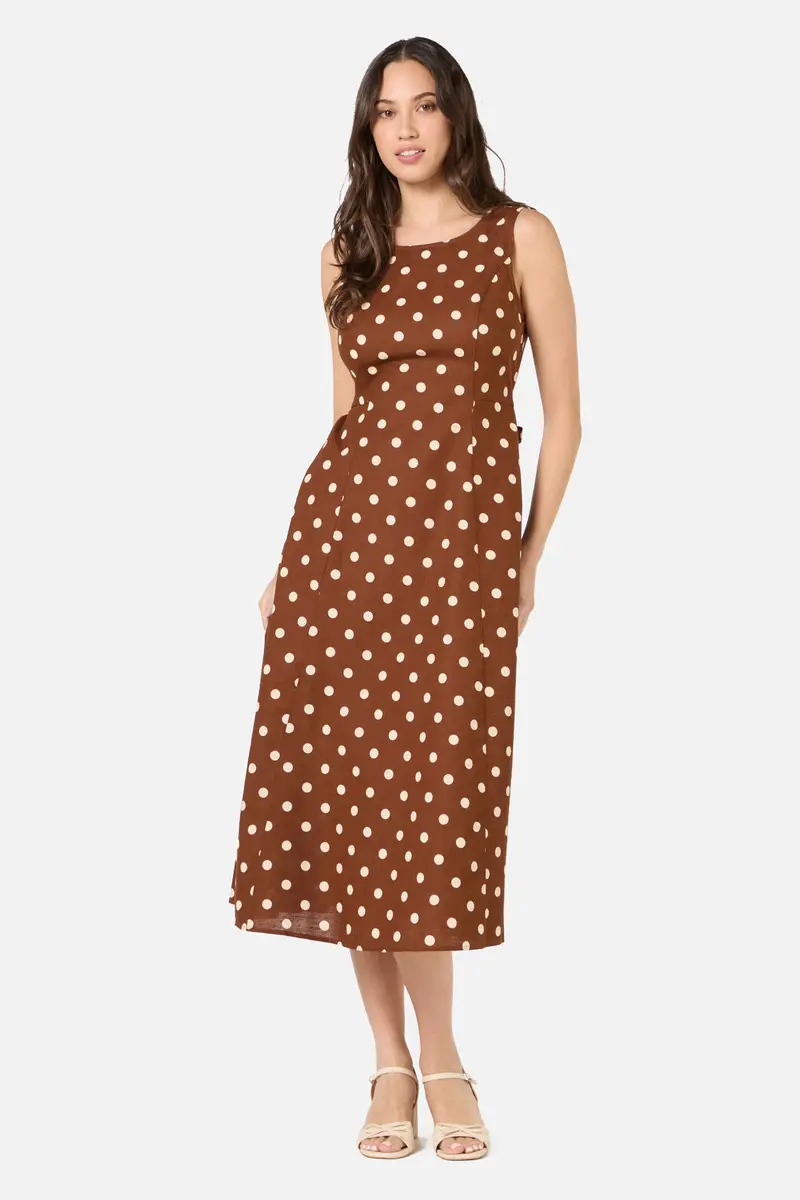 Polka Dot Midi Dress 1