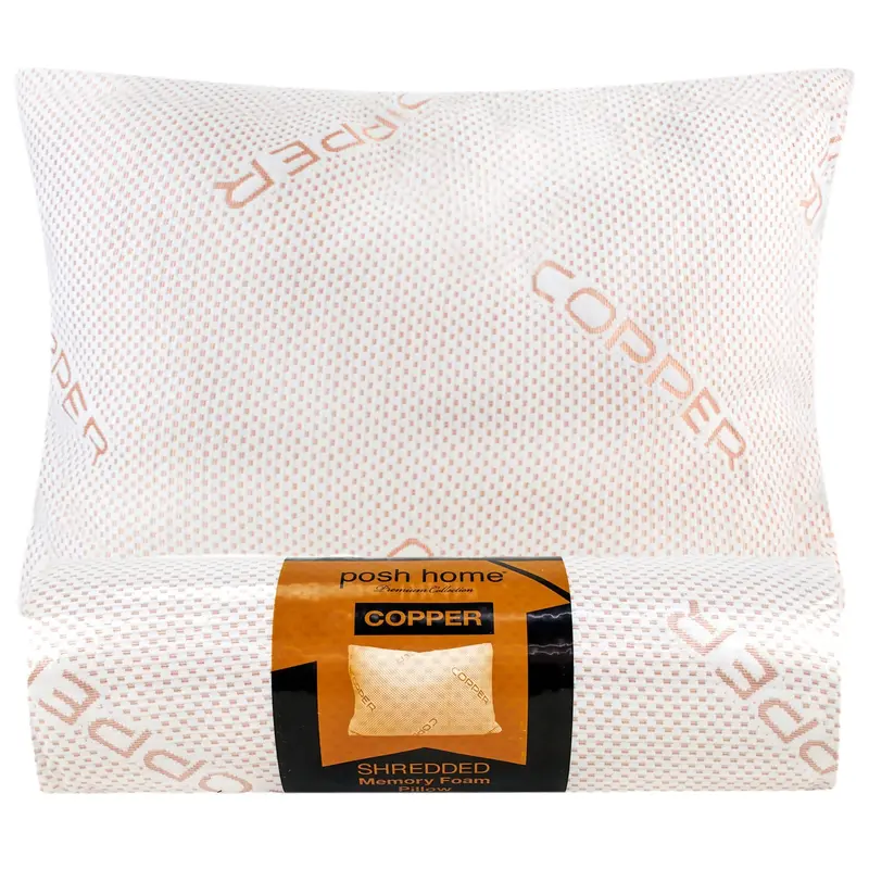 Posh Home Copper Memory Foam Pillow 1