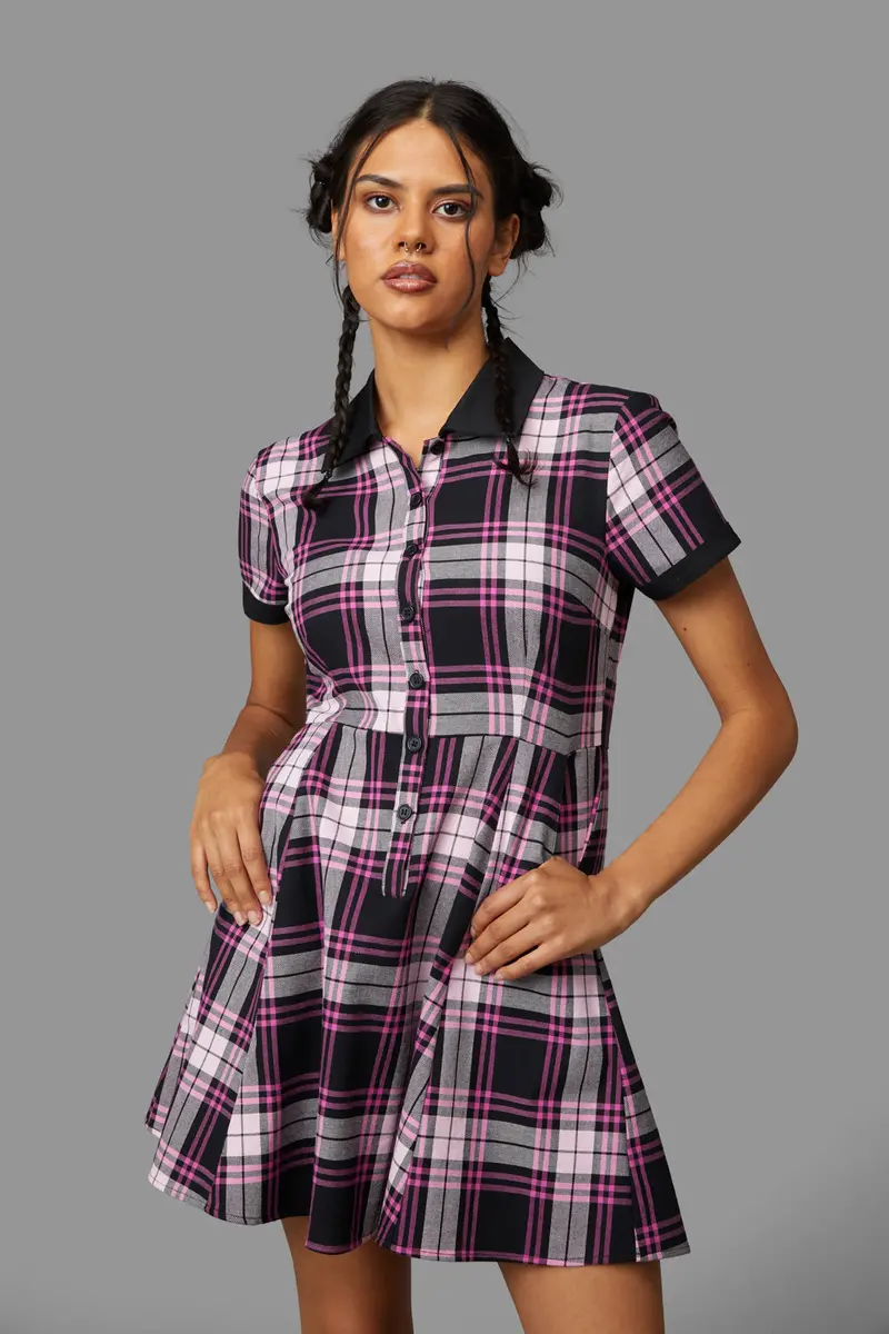 Posh Tartan Dress 1