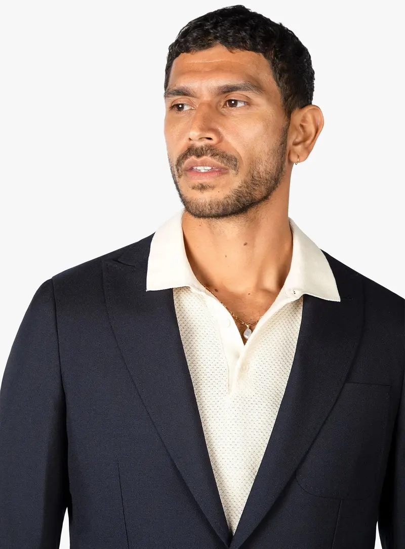 Prato Marzotto Navy Blazer 1