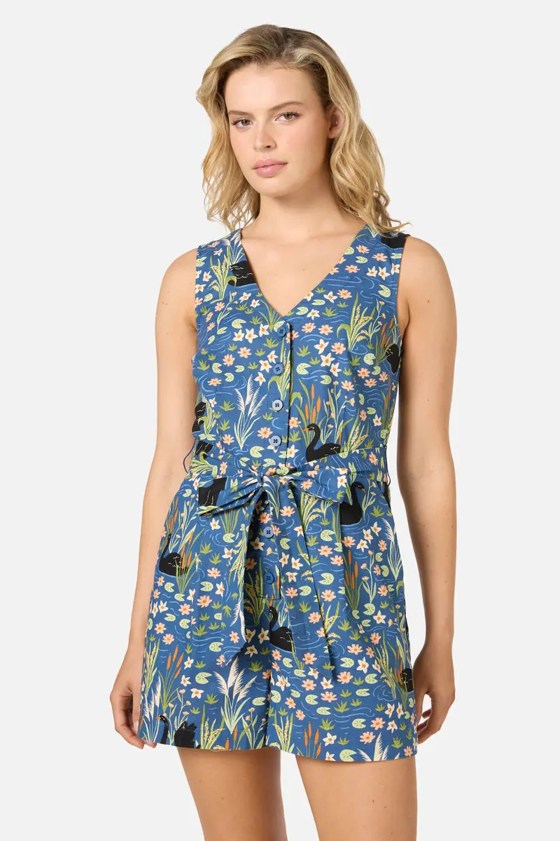 Pretty Swan Playsuit 1